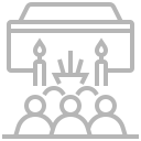 funeral icon grey